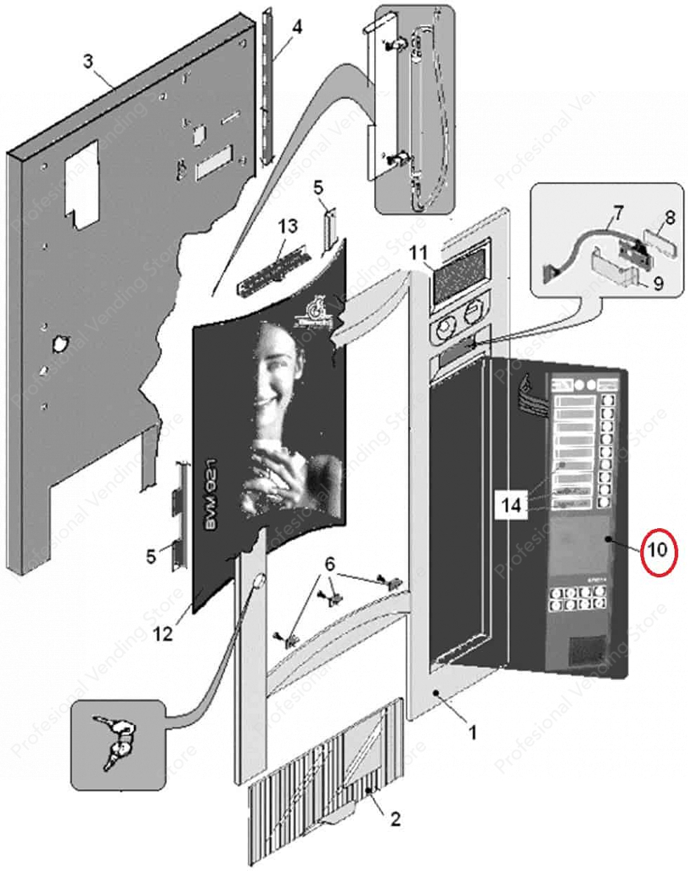 Tastatura Bianchi BVM921 - imagine 2