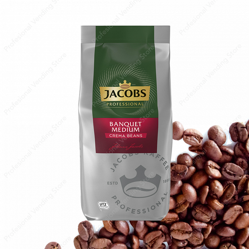Jacobs Caffe Crema Banquet Medium Cafea Boabe 1 Kg