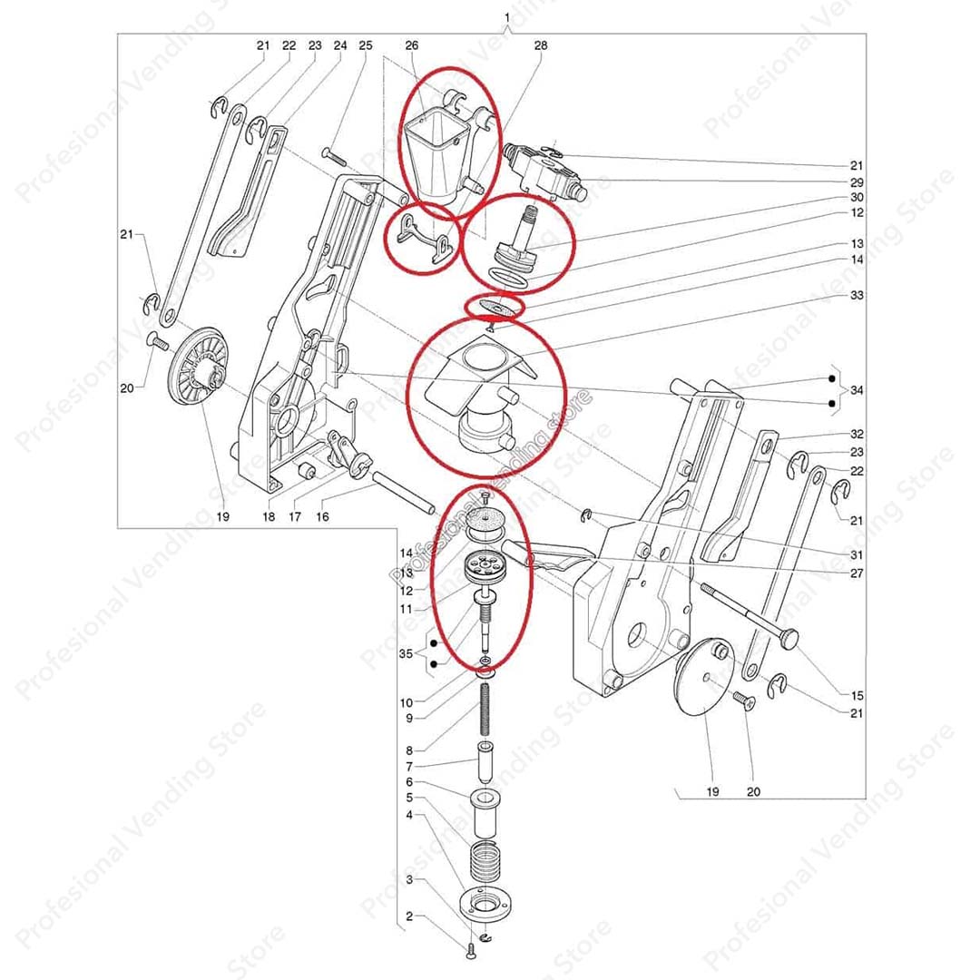 Kit Transformare Grup 7Gr. - 9Gr. Necta
