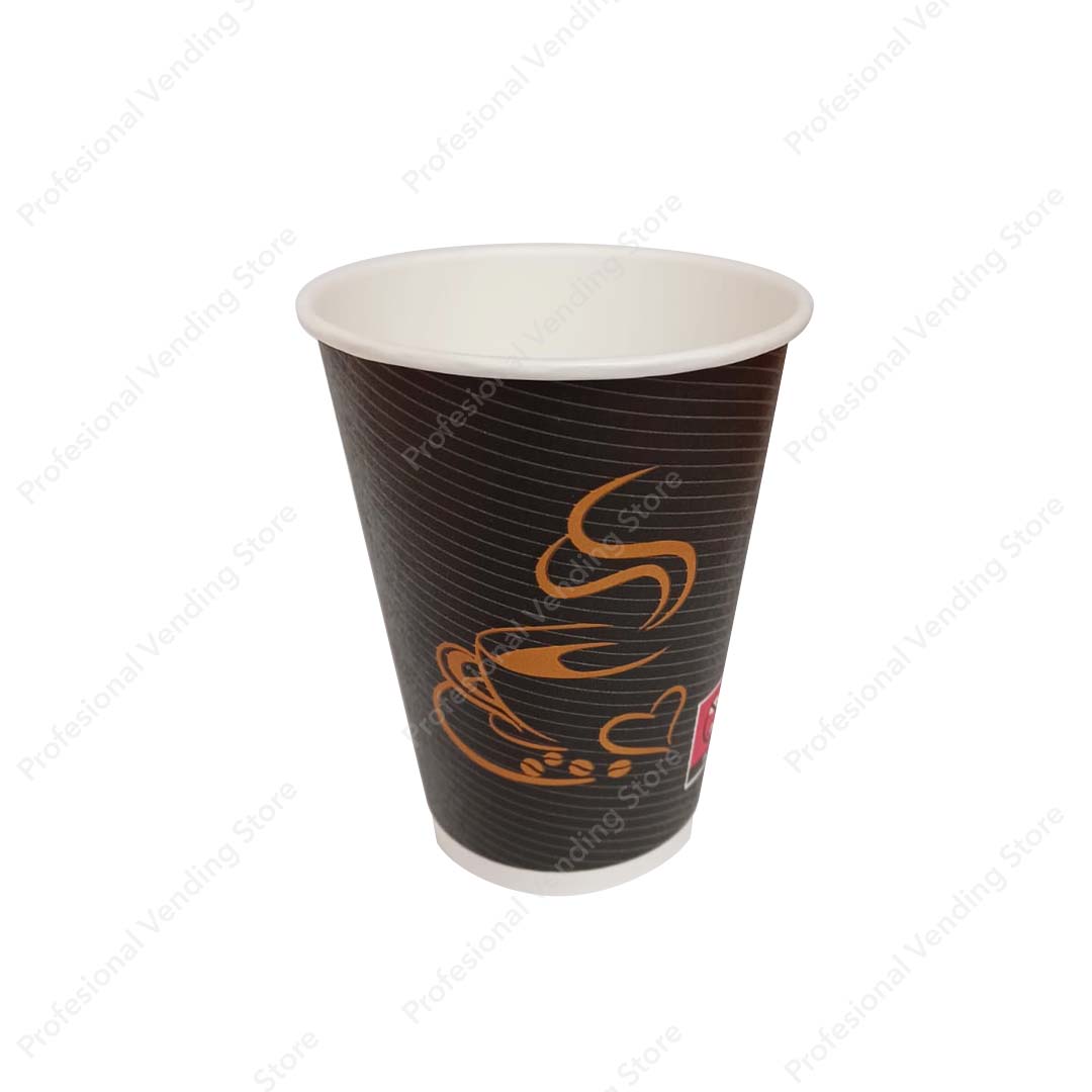 Pahare Automate Cafea Negre 7oz Set/100 Buc