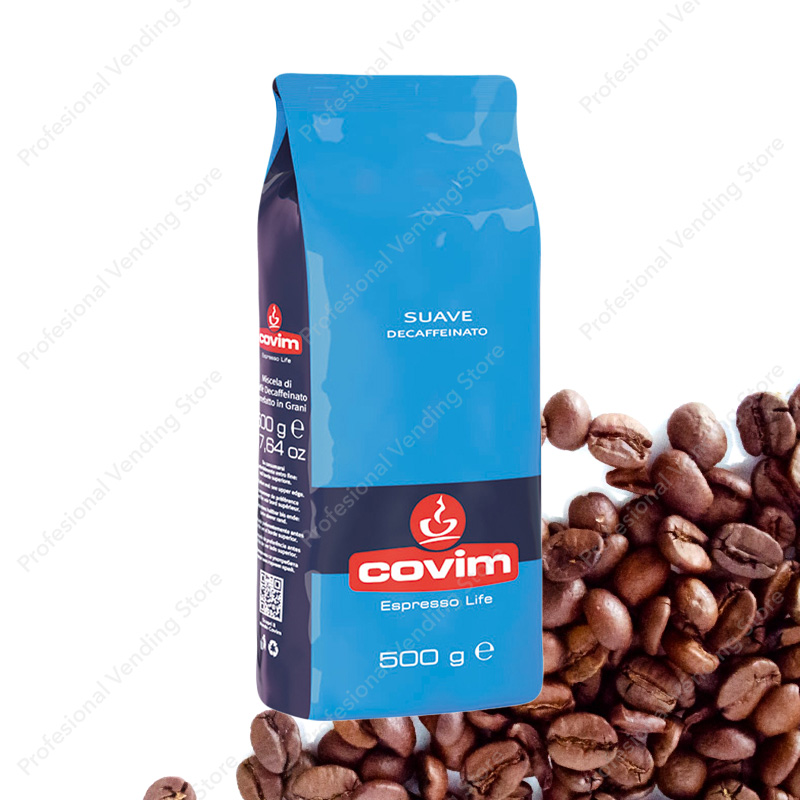 Covim Suave Decaffeinato Cafea Boabe 500g