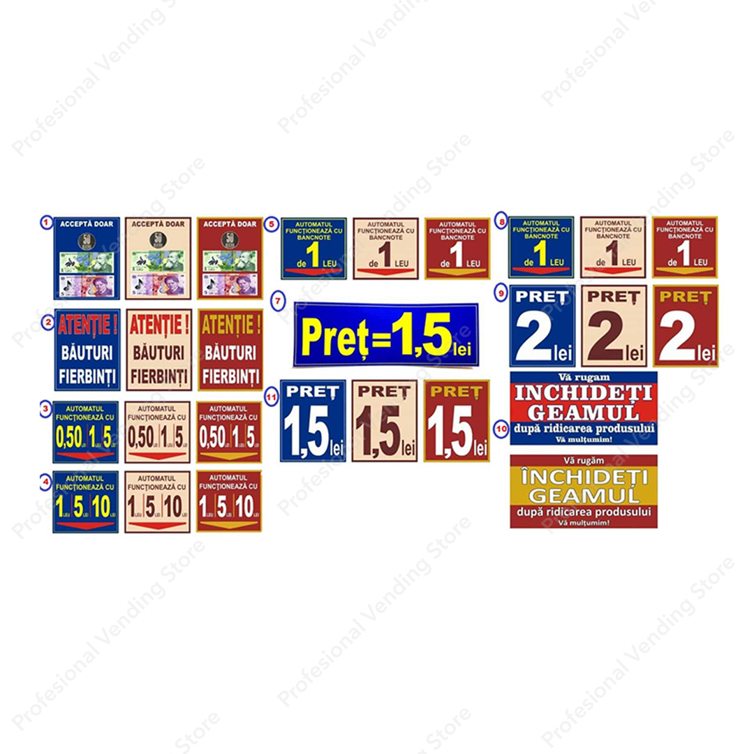 Sticker Mediu Automate Cafea
